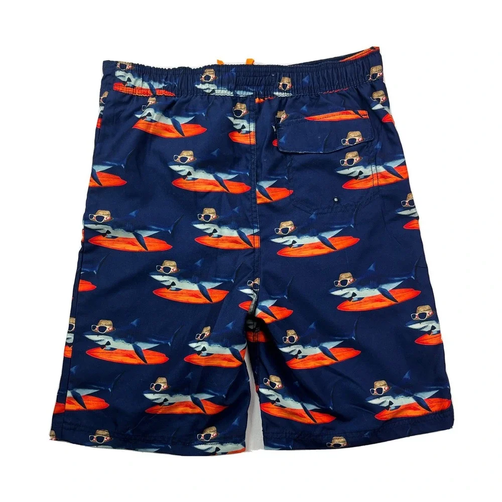 Tommy Bahama Boys XL Sharks Surfboards Hat Sunglasses Swim‎ Trunks Kids Shorts